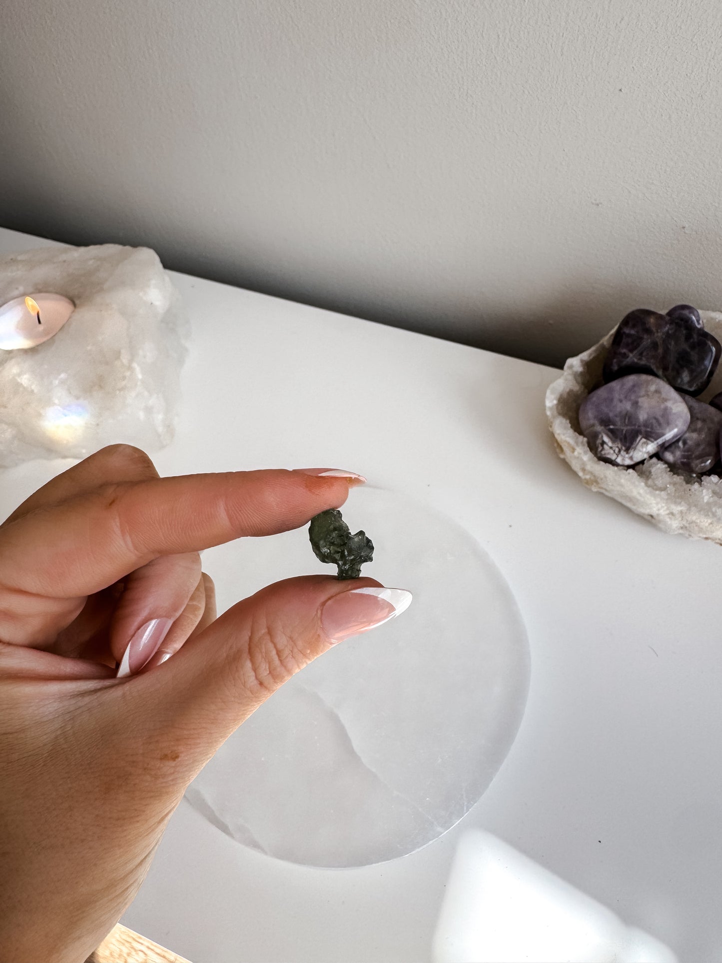 1g Genuine Rough Cut Moldavite- Chlum, Czech Republic.