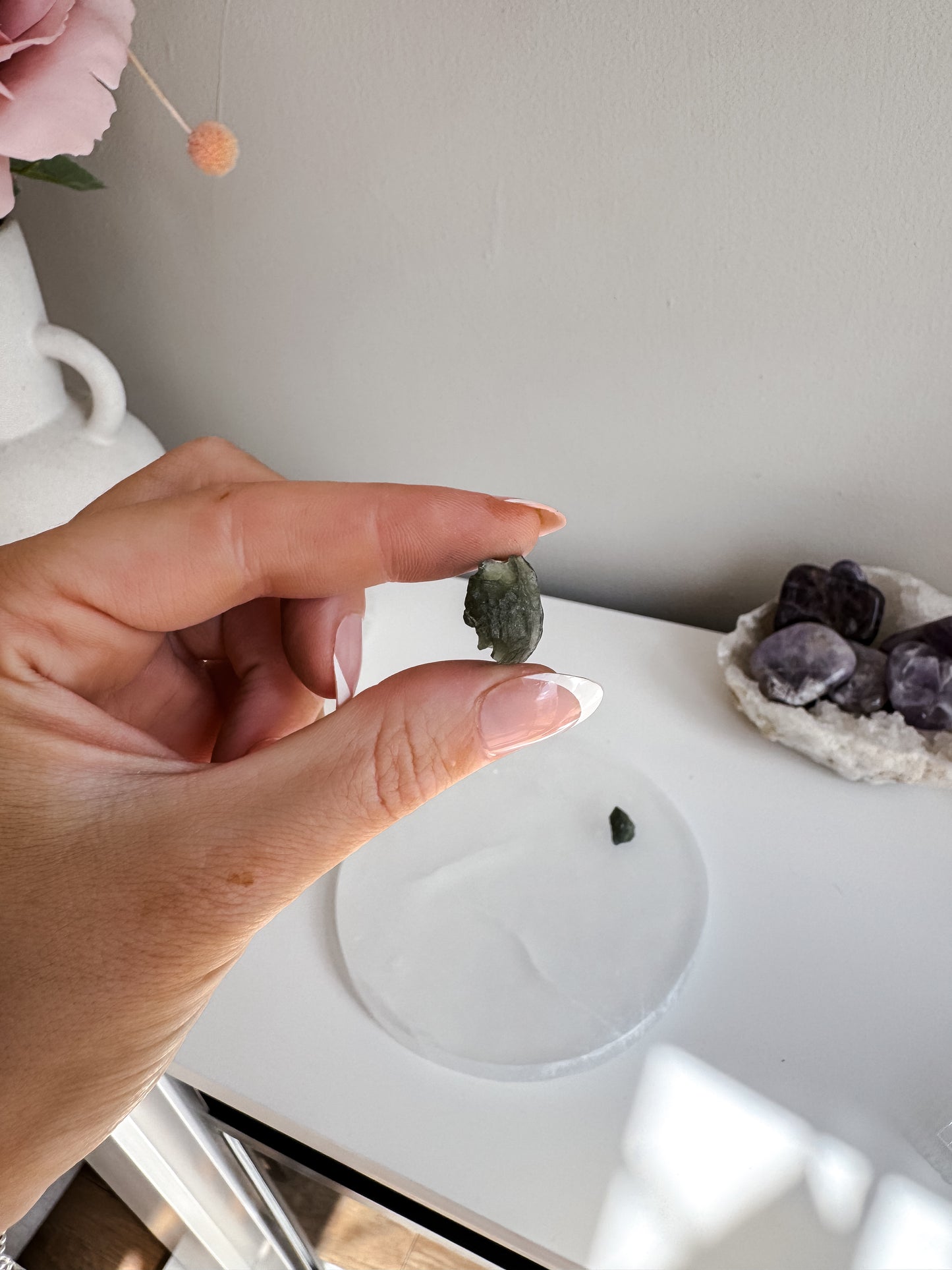 1g Genuine Rough Cut Moldavite- Chlum, Czech Republic.